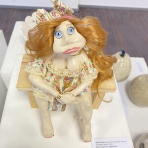 Handmodellierte OOAK Charakter-Skulptur „Sonniges Gemüt“ – Exklusive Kunstpuppe
